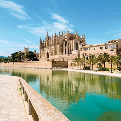 Palma's Cathedral on the island of Majorca, as seen during an August cruise